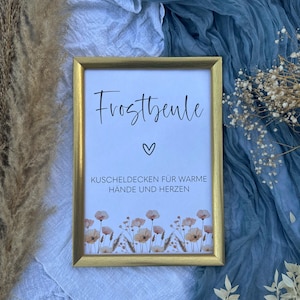 Poster di nozze Frostbite, coperte accoglienti, idea di decorazione di nozze all'aperto, modello digitale fai-da-te, PDF da stampare da solo, matrimonio