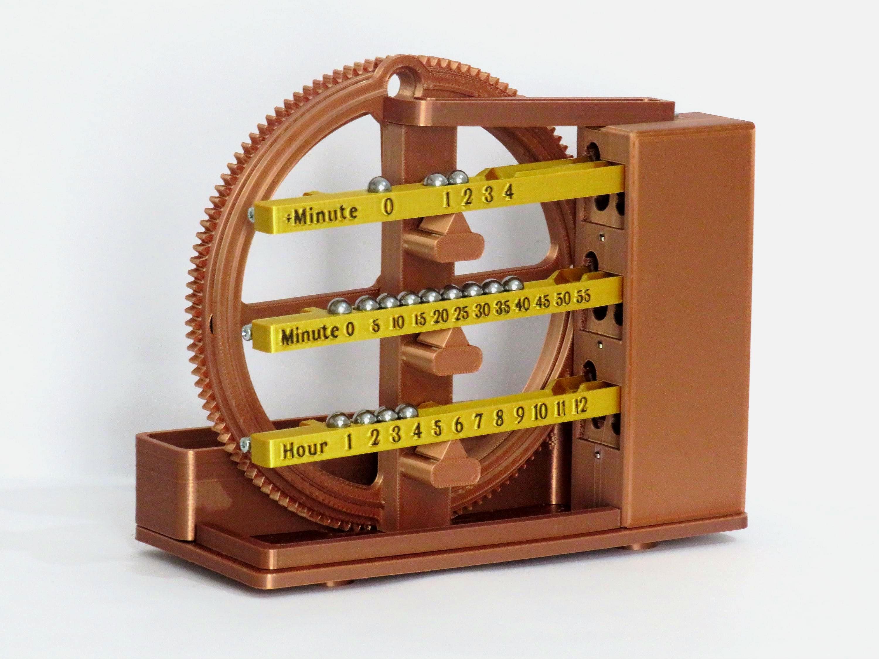 Kinetic Ball Bearing Clock, Mechanical Timepiece. - Etsy