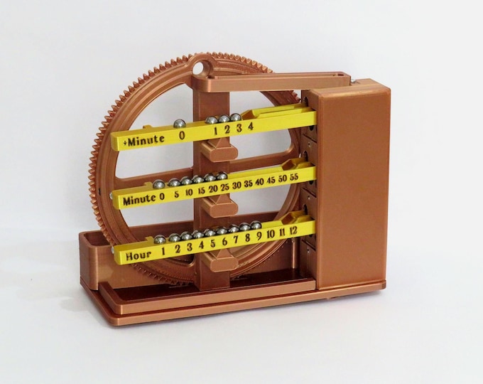 Kinetic Ball Bearing Clock, Mechanical Timepiece.