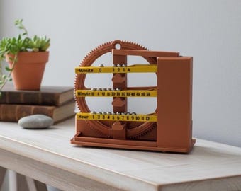 Kinetic Ball Bearing Clock, Mechanical Timepiece. - Etsy