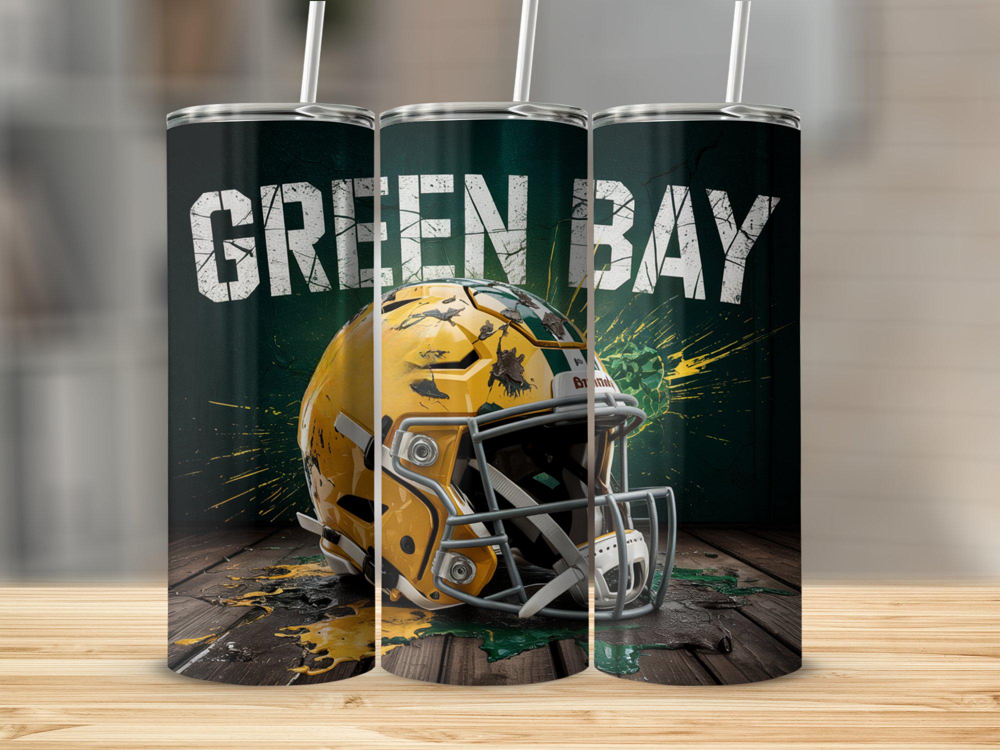 Plaque D'immatriculation Personnalisée Green Bay Packers - Découpe Laser 12x6 Pouces