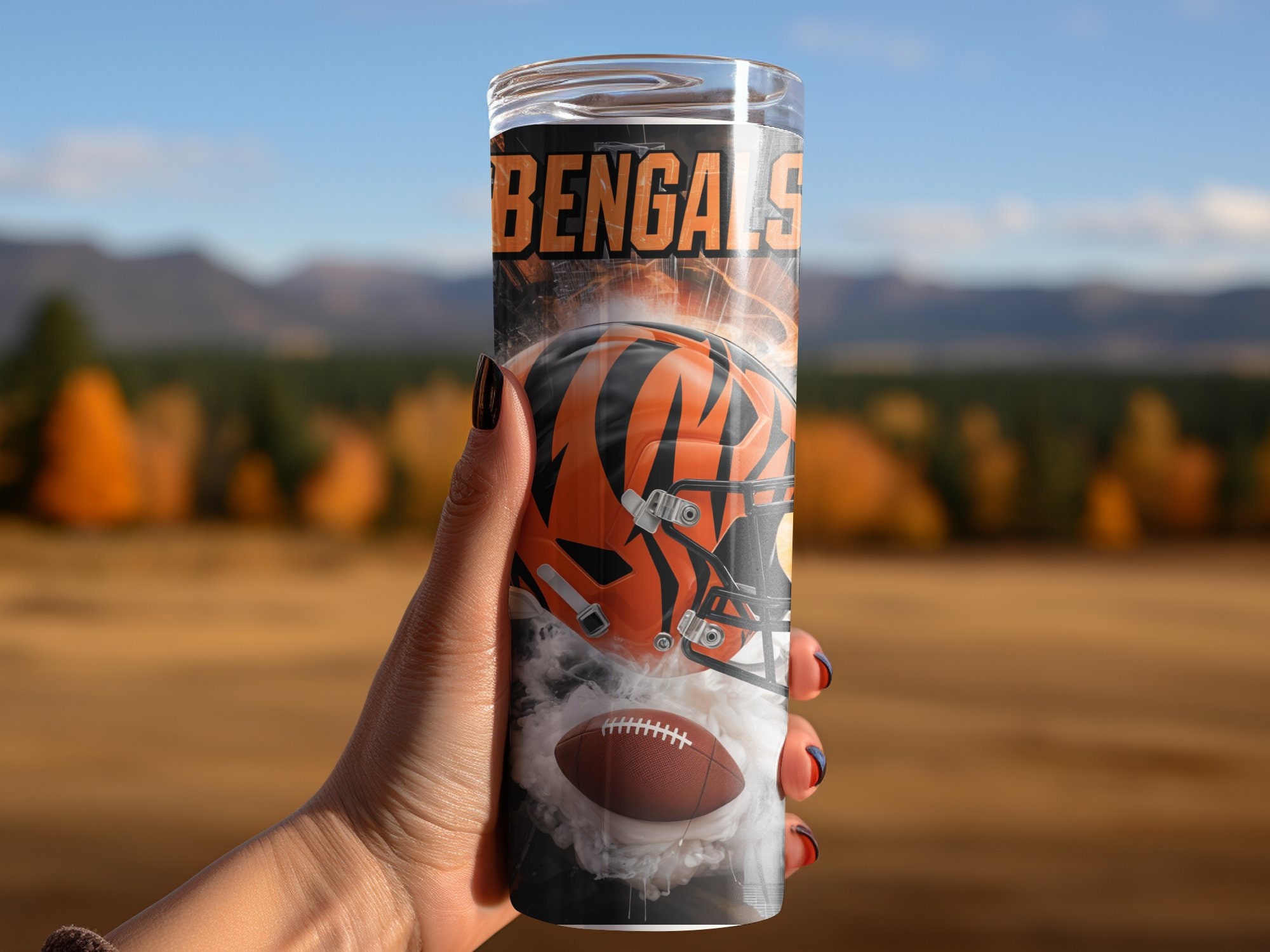 Henry The Bengal Cat - 20oz Skinny Tumbler