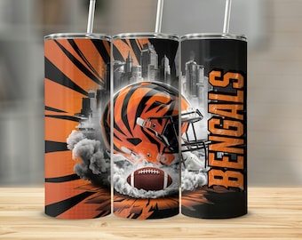 Bengal Tumbler Wrap PNG: Sport Mascot Sublimation (Digital Download)