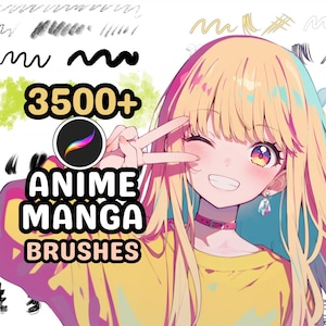 Pinceles Procreate: la mejor colección de anime y manga, más de 3500 pinceles para naturaleza, anatomía, cabello, chibi, texturas y efectos