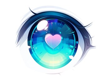 Procreate Stamps: 112 Anime and Manga Eye Stamps for Illustrations, Character Design, and Digital Sketching