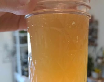 Lemon Balm Herbal Jelly-From scratch-fresh lemon balm leaves-8oz