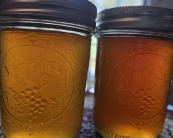 アップルゼリー - ウォーターバス缶詰 - オーガニック ~ ペクチン不使用 ~ 果樹園のリンゴから作られています