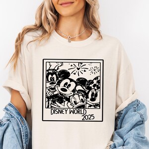 Comfort Colors Mickey Squad Disneyworld 2025 Shirt, Disney Family Shirts, Disneyworld Shirts, Disney Vacation Tee, Disney Couple Shirts