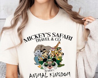 Vintage Disney Animal Kingdom Shirt, Disney Safari Mode Tee, Disneyworld Trip, Funny Mickey And Friends T-shirt, Disney Vacation Holiday