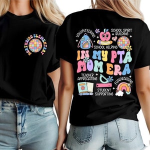 Custom In My PTA Mom Era Shirt,  Parent Teacher Association Shirt, Custom Parent Teacher Organization Tees, PTA Squad Shirt, PTA Mom Shirt