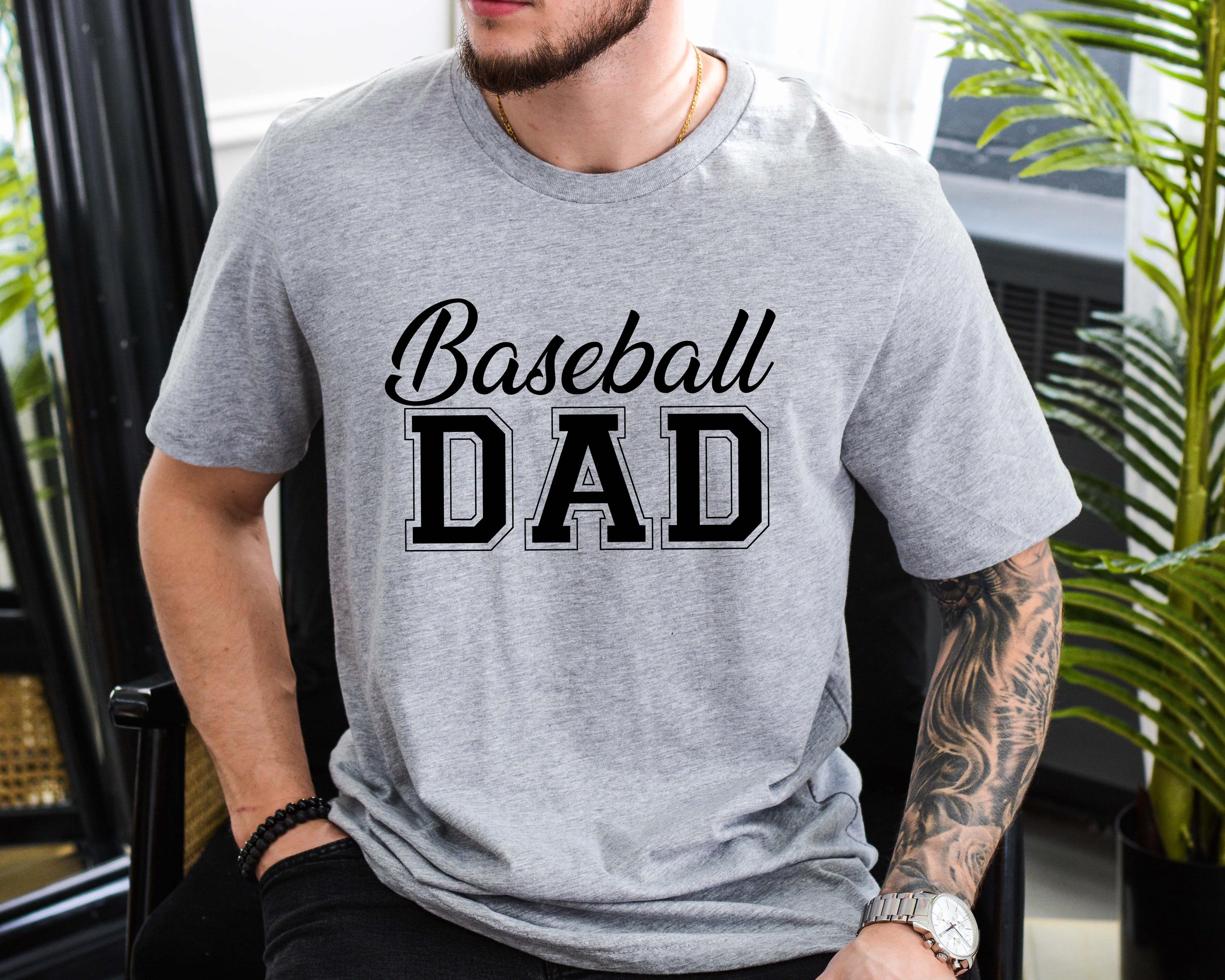 Custom Baseball Dad Shirt - Two-sided Baseball Shirt For Dad