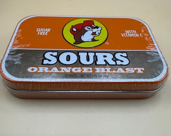 BUC-EES SOURS Orange Blast sin abrir, fecha de caducidad 7.2028