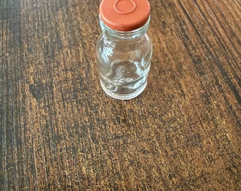 Mini Glass Vial with Rubber stopper for Crafts