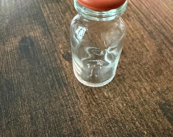 Small Glass Vial with Rubber stopper for Crafts – Tiny Storage Container