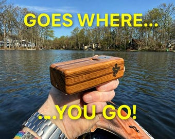 **Omni Puff™ – Magnetische Aufbewahrungspfeife | Exotisches Teak Holz | Kompaktes Reisedesign
