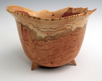 Hand Turned Wood Bowl - Wild Cherry Bowl - Wooden Bowl - Wood Turning Bowl - Wood Bowl - Fruit Bowl - Wood Bowls - Wooden Bowls - Christmas