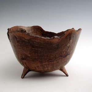 Rustic Oak Wood Bowl - Wooden Bowl - Wood Bowl - Mother&#39;s Day Gift Bowl - Wood Turning Bowl - Handmade Wood Bowl - Anniversary Gift