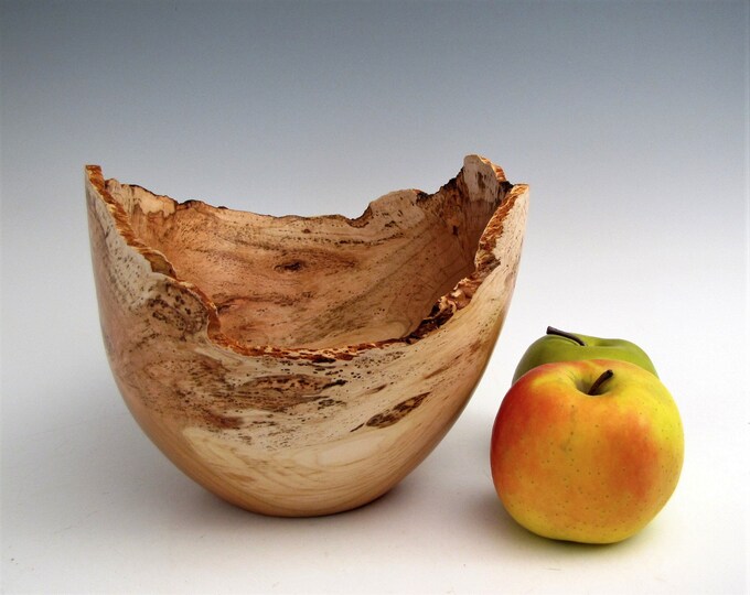 Black Cherry Burl Wood Bowl Wood Bowl Handmade Wood Turned Cherry Bowl