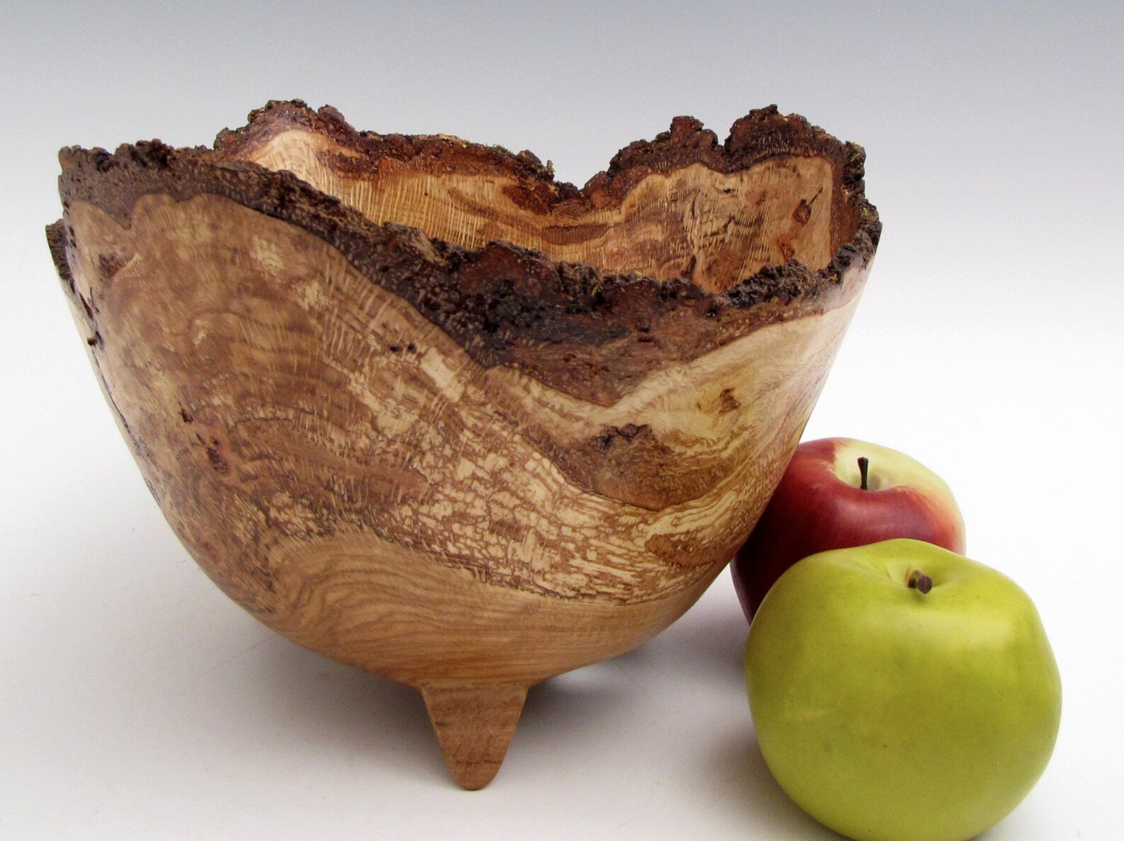 Rustic Oak Burl Bowl Wood Turned Bowl Wood Bowl Lathe Etsy