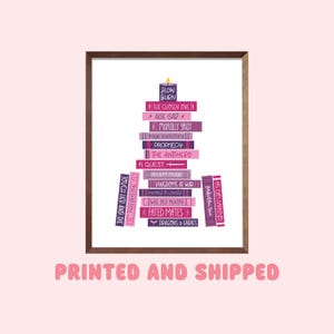 Romantasy Tropes, Art Print, Bookish Prints, Bookish Gifts, Gifts for Readers, Book Lover Gift, Romance Books, Printed Art
