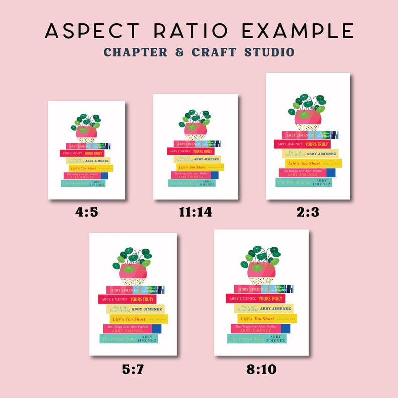 Emily Henry Books Digital Art Print, Bookish Prints, Gifts for Readers