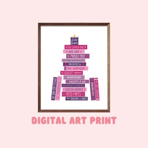 Romantasy Tropes Digital Art Print, Bookish Prints, Gifts for Readers, Book Lover Gift, Romance Books, Printable Art, Wall Art