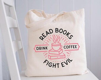 I'm With The Banned Tote Bag / Banned Books Tote Bag / Canvas Tote Bag / Library Tote Bag
