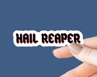 Hail Reaper Sticker, Sci-Fi, Science Fiction, Bookish Laptop Kindle Decal, Gifts for Readers