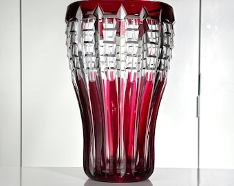 美術品・アンティーク・コレクション Gusev Crystal Factory レッド