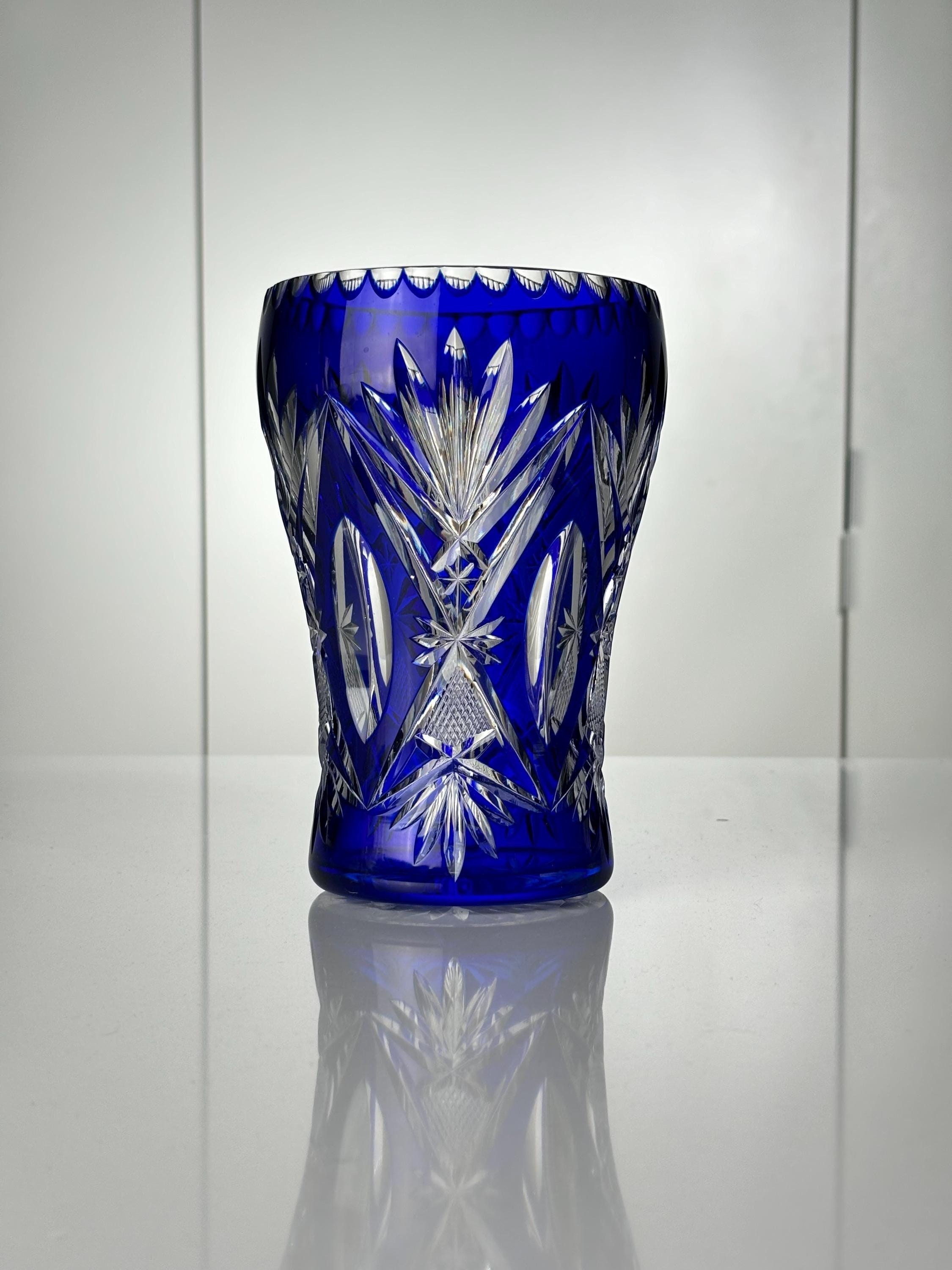 Val Saint  Lmbert   アンティーク酒杯RD　カメイガラス Val Saint Lambert Crystal Barware / Tableware Service / 12