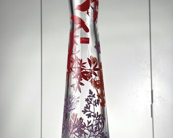 Baccarat Poetic Garden – Rare 35 Cm Crystal Vase – Mouth‑blown