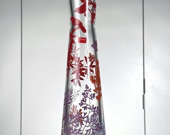 Baccarat Poetic Garden – Rare 35 Cm Crystal Vase – Mouth‑blown