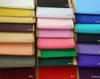 Weekly Promos -- Any Colors of 3 Yards 9 inches wide Russian/French Veiling  (Mix and Match Color)