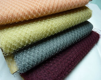 Weekly Promos -- Any Colors of 5 Yards 9 inches wide Russian/French Veiling (Mix and Match Color)