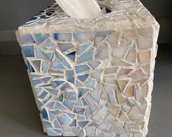 Mosaic Tissue Box Holder