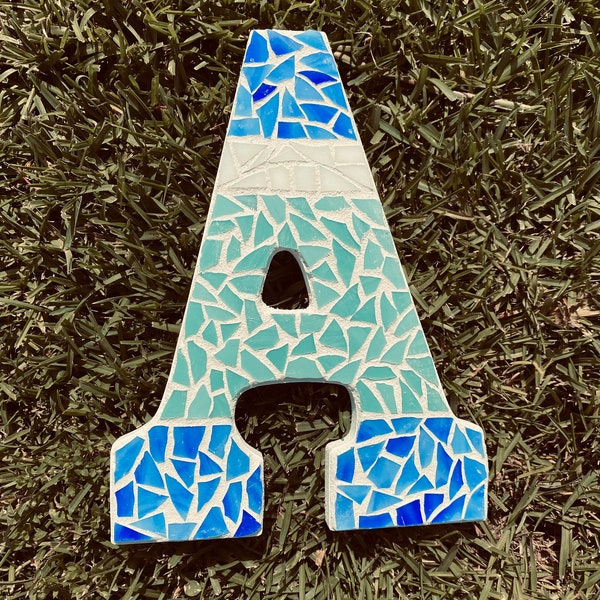 Mosaic Letter Art Etsy