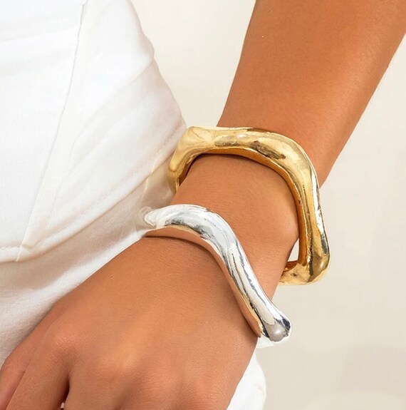 QISEN Chunky Resin Bangle Bracelet Collection For Women