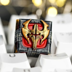 LIMITED Noxus Le.agu.e of Le.ge.nds 3D Keycap, L.o.L Gaming keycap, Mel Keycap, Resin Artisan keycap, Gift For Him, MX Cherry keycap