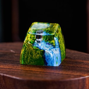 Marshadow Artisan Keycap, Handmade Kawaii Keycap for MX Cherry Switch, Unique Resin Gift for Mechanical Keyboard Fans
