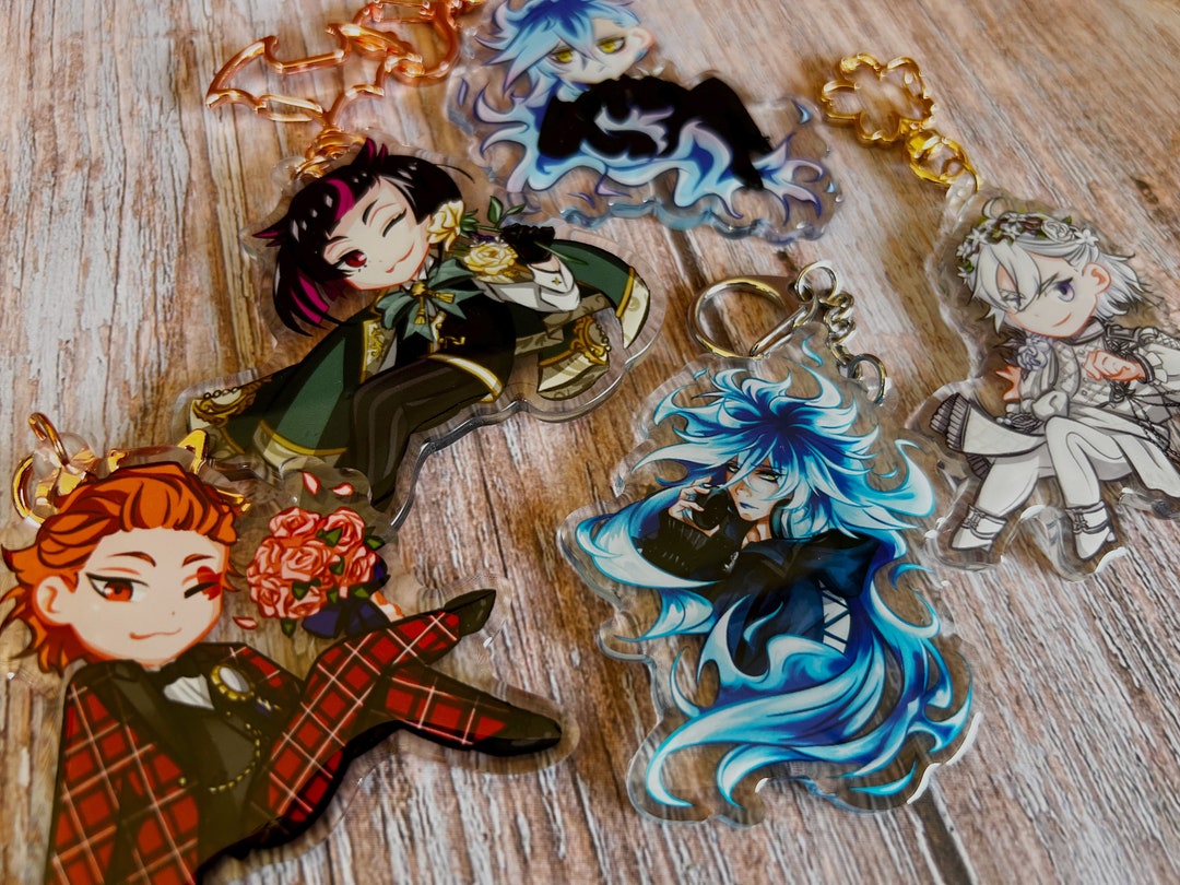 Twisted Wonderland Acrylic Epoxy Keychains - Etsy