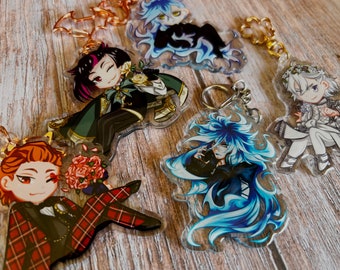 Twisted Wonderland Acrylic Epoxy Keychains