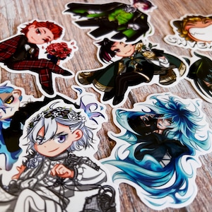 Twisted Wonderland Character Inspired Stickers