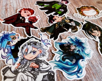 Twisted Wonderland Character Inspired Stickers