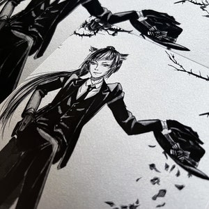 Monochromatic Lilia Print