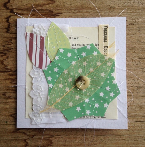 Items similar to origami flower card on Etsy