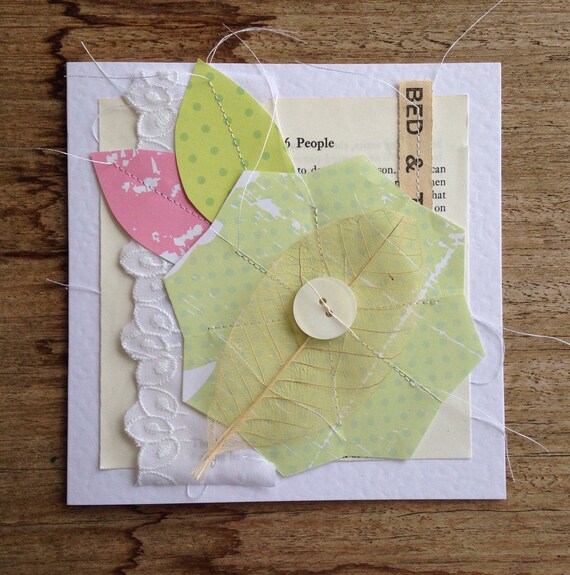 Items similar to origami flower card on Etsy