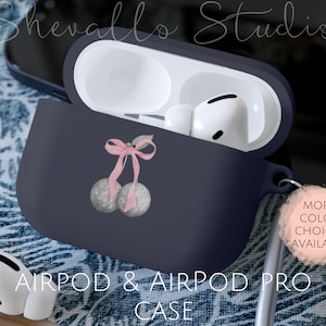 Coquette Disco Ball with Bow AirPods Case Cover | Unique Tech Lover Gift | AirPod Charging Case | Coquette Earbud Case Cover | AirPods Pro