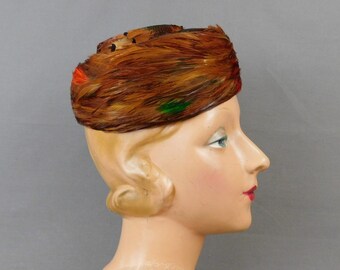 1960s Pheasant Hat - Etsy