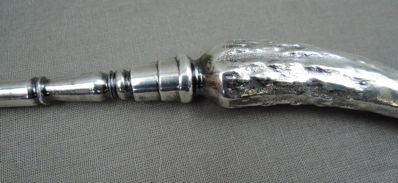 inches 1900s 10 Antique Shoe Button Hook Horn Shaped Monogrammed Men/'s
