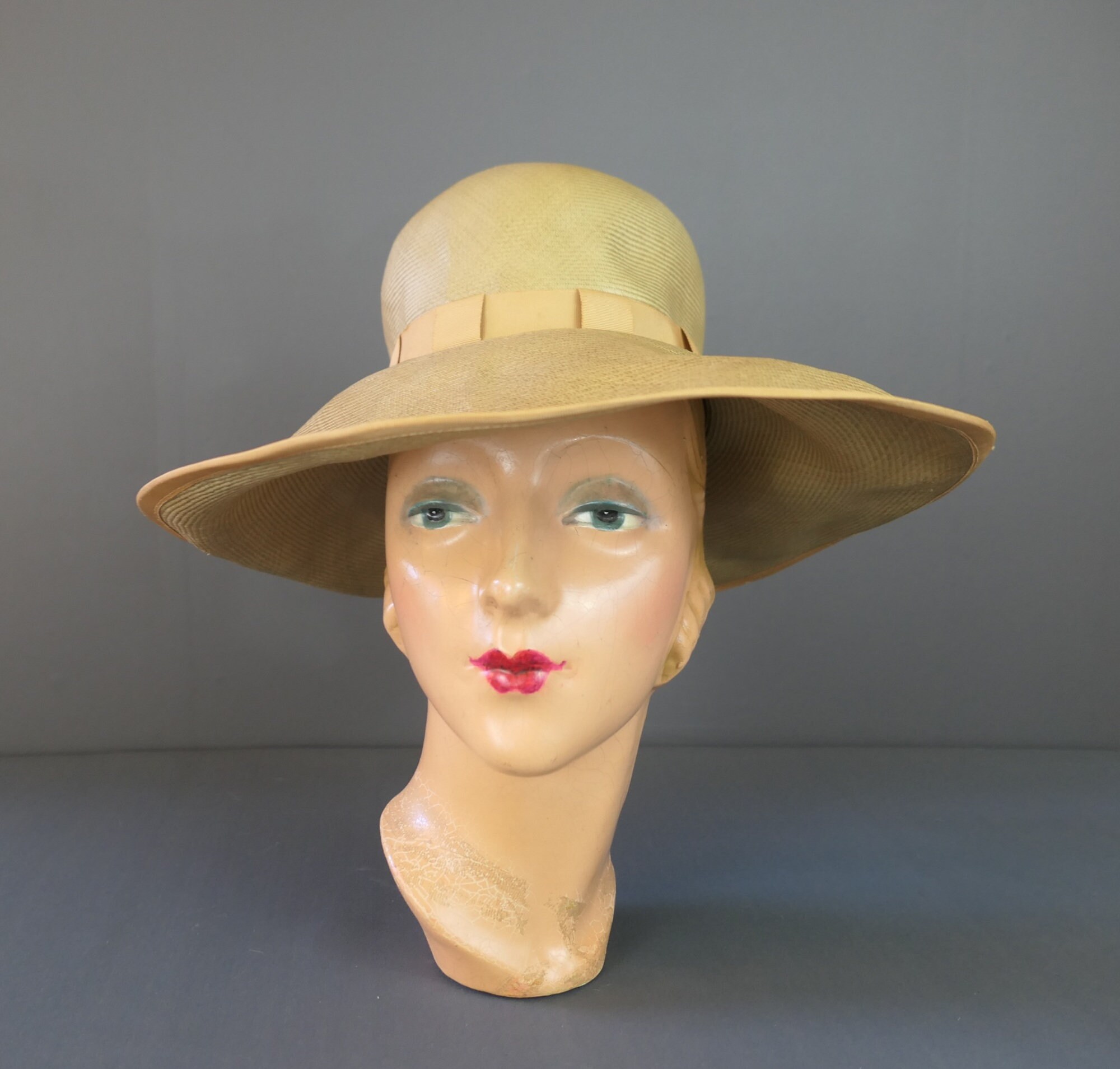 Ann Taylor Tan Fringed Brim Straw Hat Ann Taylor Women main image 2